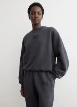 ALEXANDER WANG Essential Terry Crew Sweatshirt