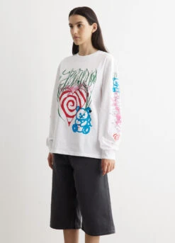 Ganni Future Heavy Jersey Long Sleeve T-Shirt -Style Haven Shop womens incu 954 a055b152 ad17 4da6 be73 be9ce63a43ea