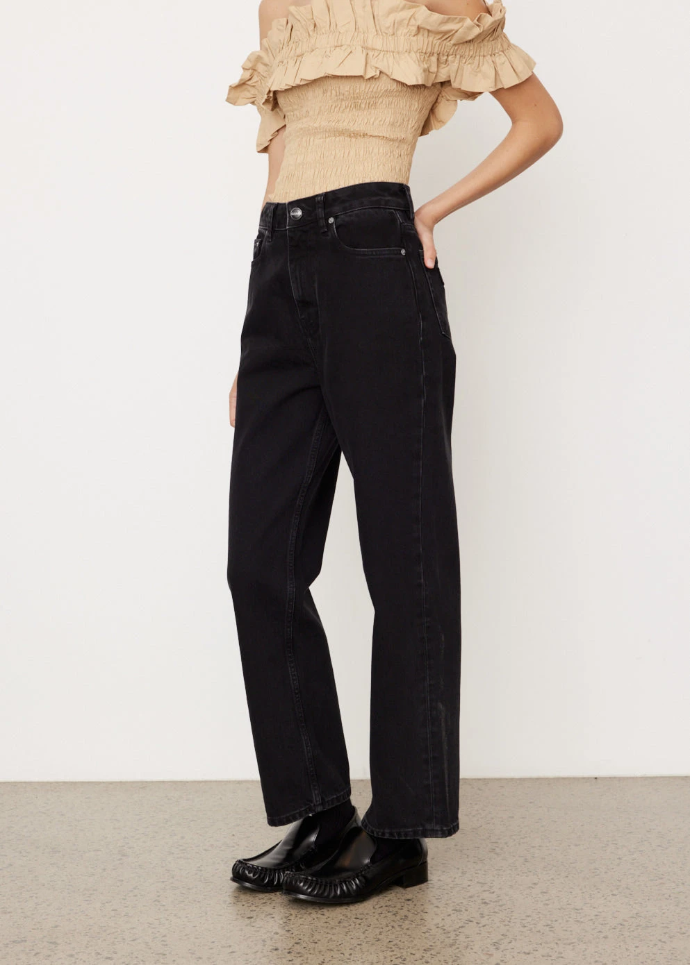 Ganni Misy High-Rise Crop Jeans 3 Ganni Misy High-Rise Crop Jeans - Image 3