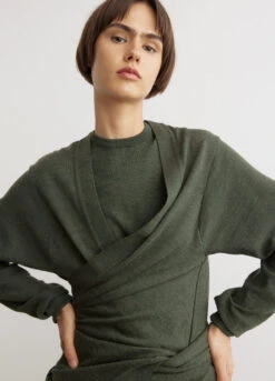 Lemaire Twisted Trompe L'Oeil Dress -Style Haven Shop womens incu 966 7533371c f21c 41d6 9b8a 0795017b4ab7