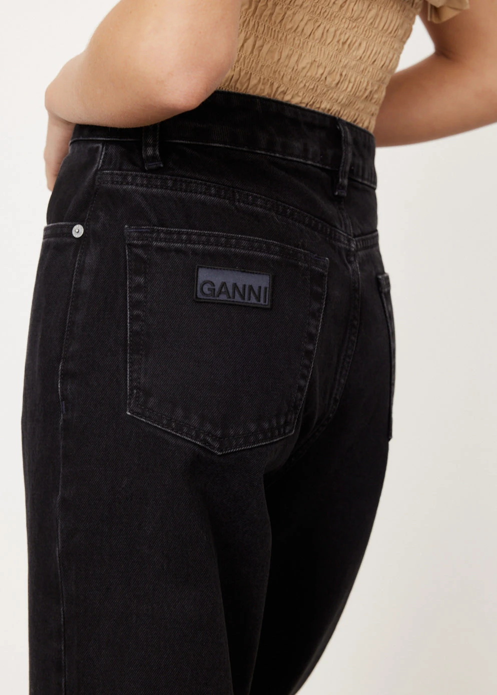 Ganni Misy High-Rise Crop Jeans 2 Ganni Misy High-Rise Crop Jeans - Image 2