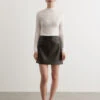 Reach Vegan Leather Skirt