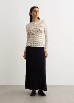 Lace Boat Neck Top