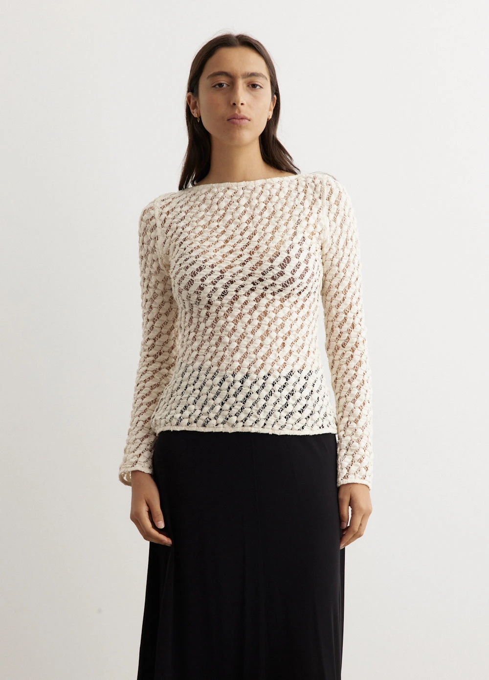 Lace Boat Neck Top 3 Lace Boat Neck Top - Image 3