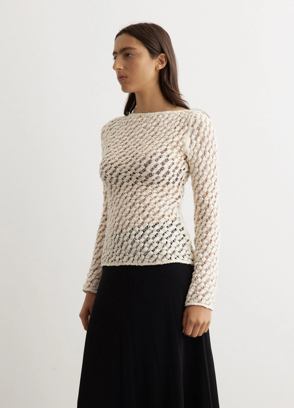 Lace Boat Neck Top 4 Lace Boat Neck Top - Image 4