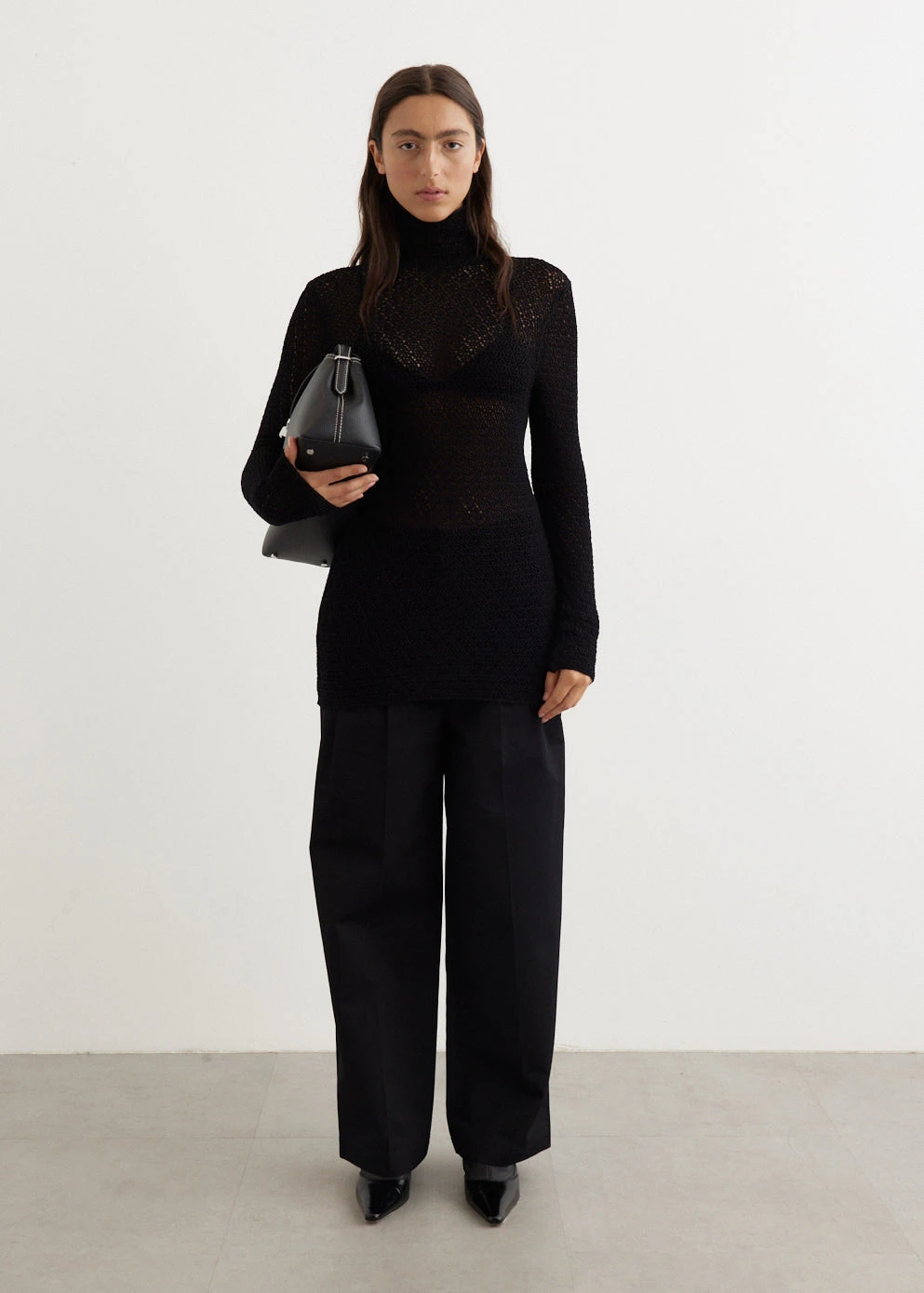 Toteme High-Neck Crochet Knit 2 Toteme High-Neck Crochet Knit - Image 2